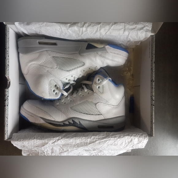 retro 5 stealth blue